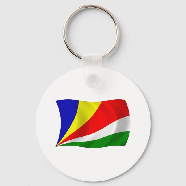 Porte-clés Drapeau des Seychelles (Recto)