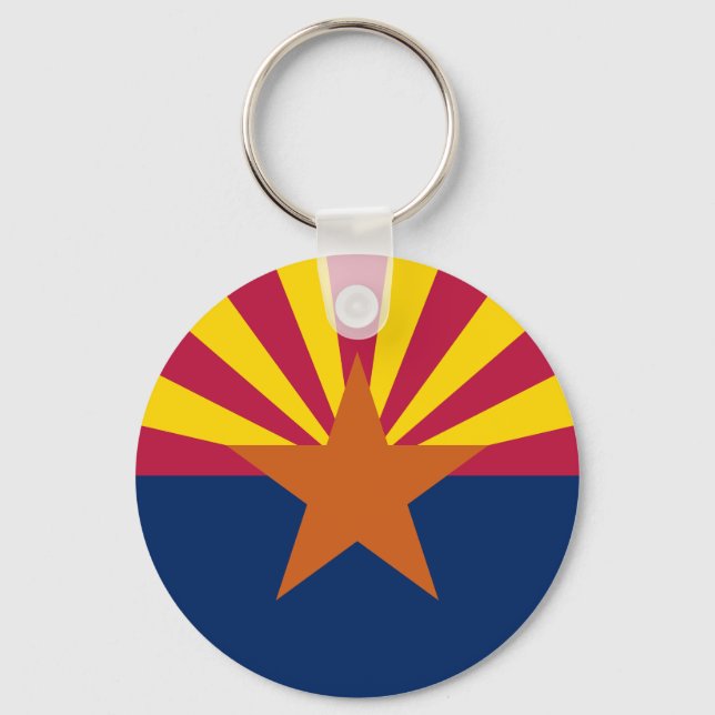 Porte-clés Drapeau d'État de l'Arizona (Recto)