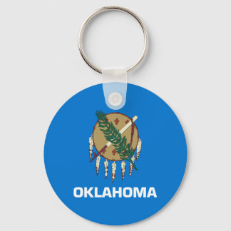 Porte-clés Drapeau d'État de l'Oklahoma
