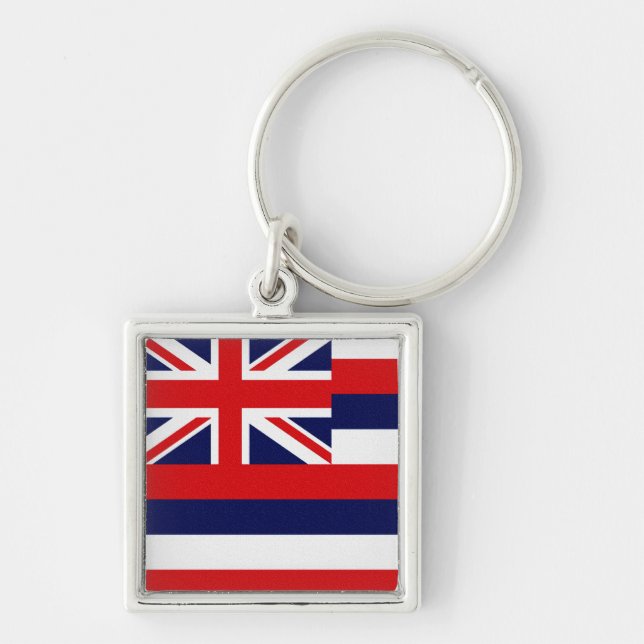 Porte-clés Drapeau d'État d'Hawaii (Devant)