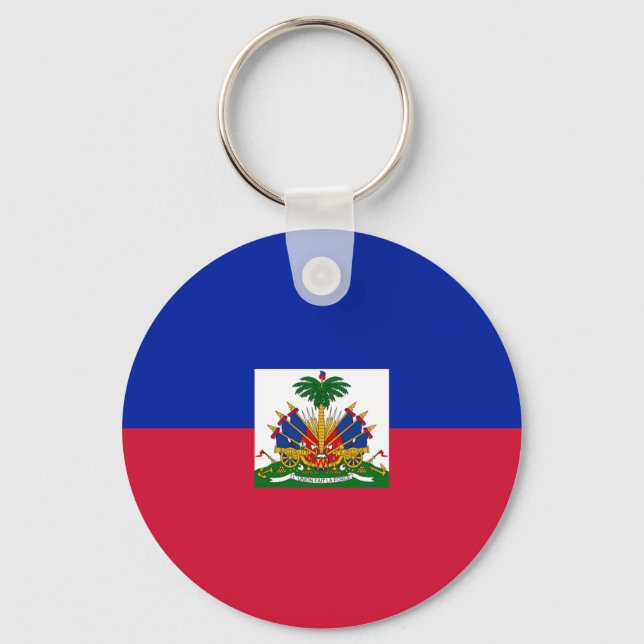 Porte-clés Drapeau d'Haïti (Recto)