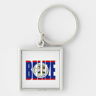 Porte-clés Drapeau du Belize