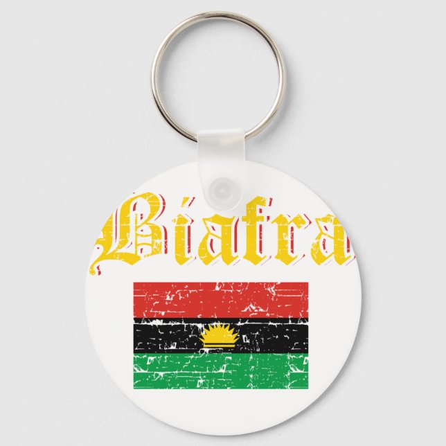 Porte-clés Drapeau du Biafra (Recto)