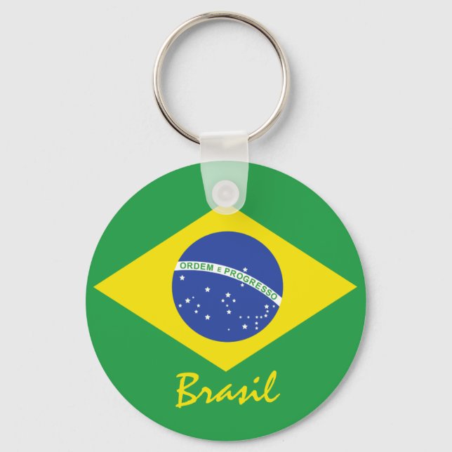 Porte-clés Drapeau du Brésil (Recto)