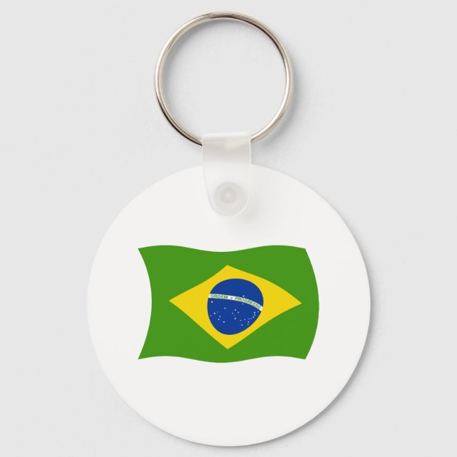 Porte-clés Drapeau du Brésil (Recto)