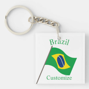 Porte-clés Drapeau du Brésil Thunder_Cove