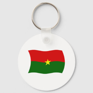 Porte-clés Drapeau du Burkina Faso