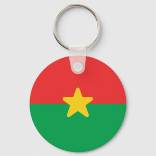 Porte-clés Drapeau du Burkina Faso