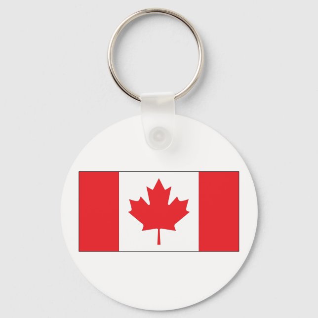 Porte-clés Drapeau du Canada (Recto)