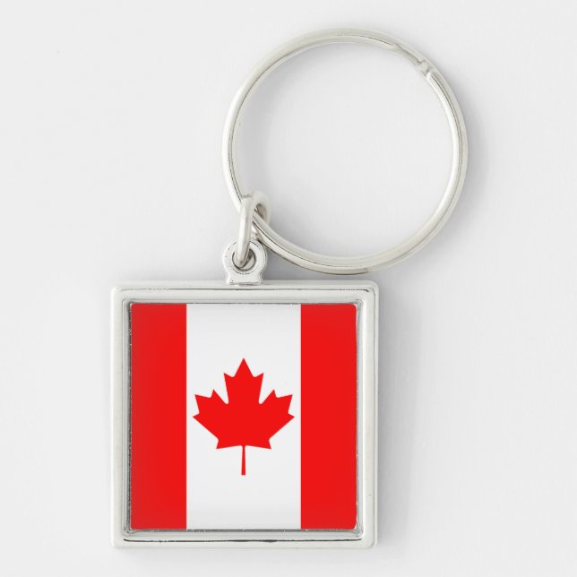 Porte-clés Drapeau du Canada (Devant)