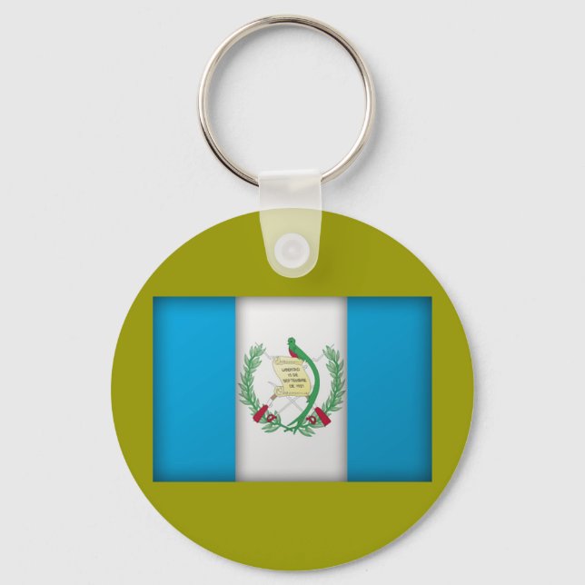 Porte-clés drapeau du guatemala (Recto)