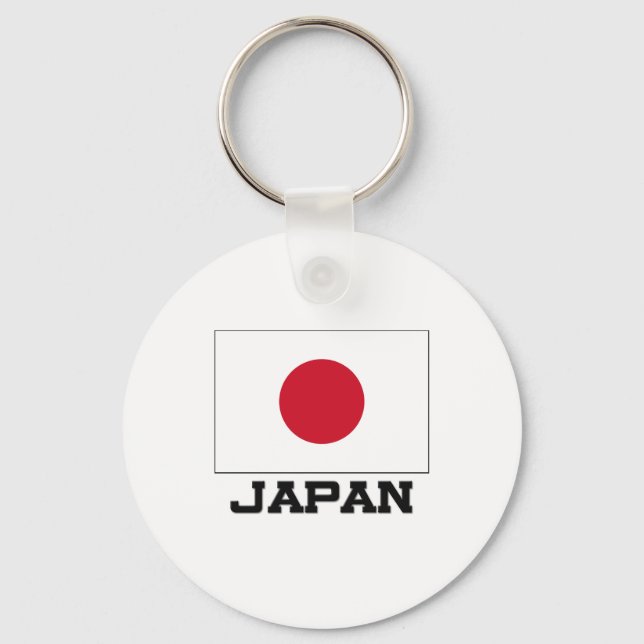 Porte-clés Drapeau du Japon (Recto)