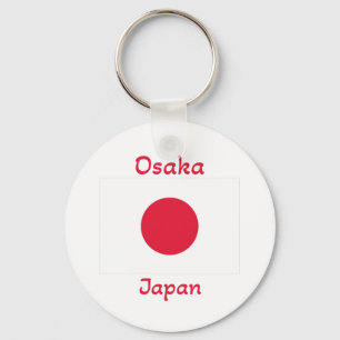 Porte-clés Drapeau du Japon d'Osaka