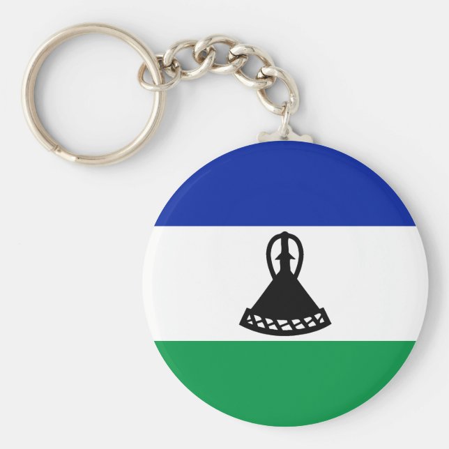 Porte-clés Drapeau du Lesotho (Devant)