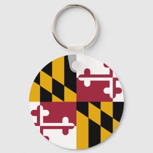 Porte-clés Drapeau du Maryland