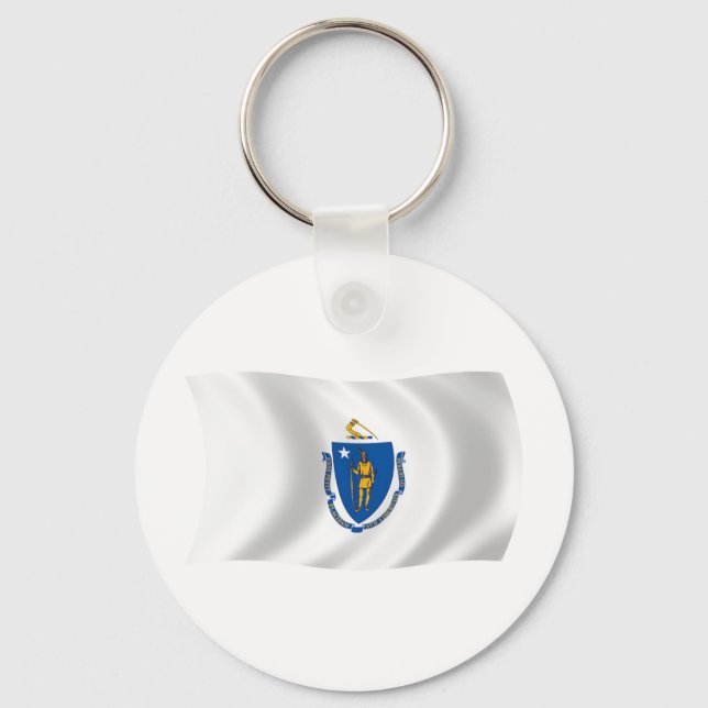 Porte-clés Drapeau du Massachusetts (Recto)