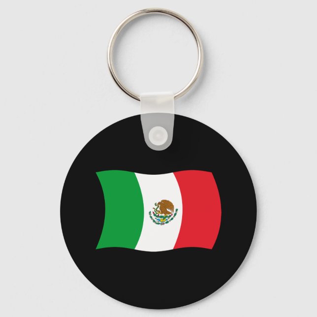 Porte-clés Drapeau du Mexique (Recto)