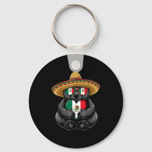 Porte-clés drapeau du Mexique fierté mexicaine racines mexica