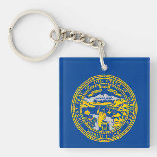 Porte-clés Drapeau du Nebraska
