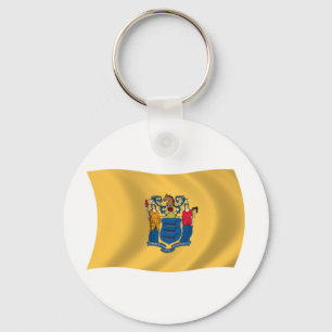 Porte-clés Drapeau du New Jersey