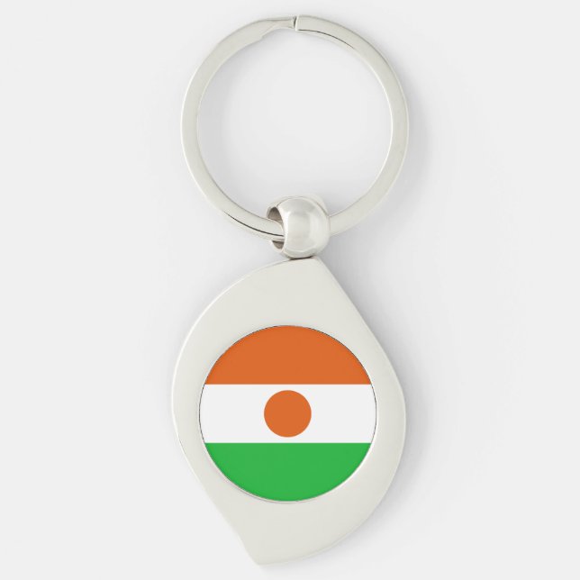 Porte-clés Drapeau du Niger (Devant)