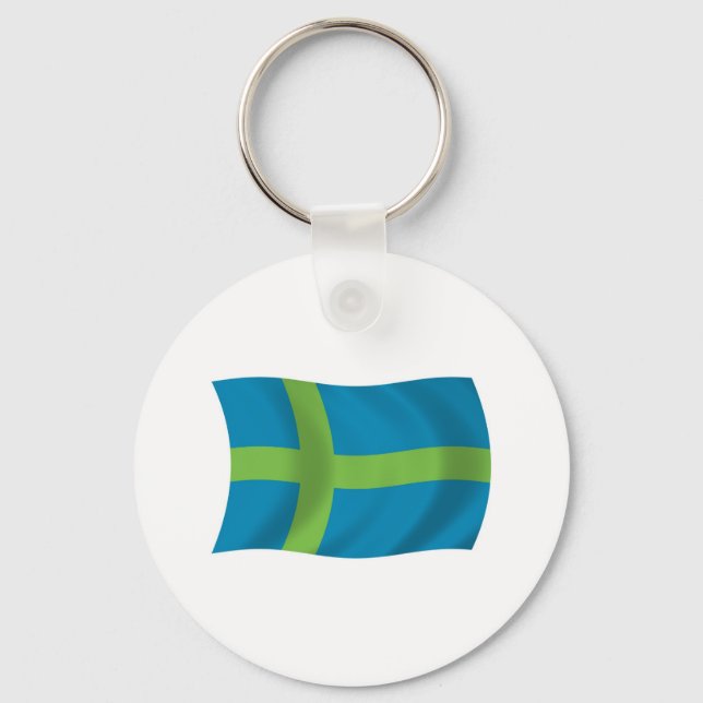 Porte-clés Drapeau du peuple vote (Recto)