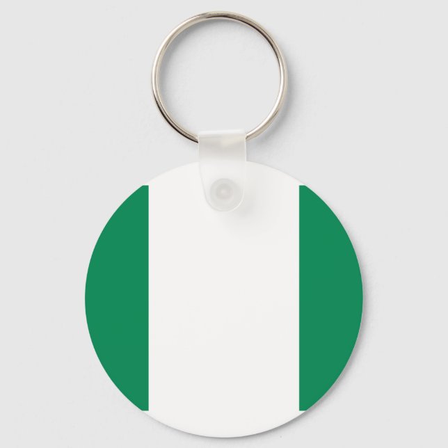 Porte-clés Drapeau du Porte - clé du Nigeria (Recto)