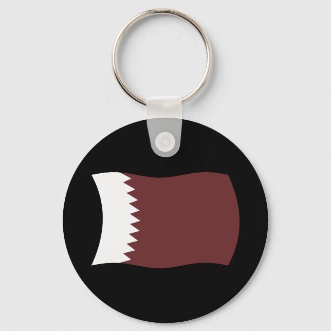Porte-clés Drapeau du Qatar (Recto)