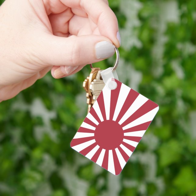 Porte-clés Drapeau du soleil levant impérial du Japon, Edo à  (main)