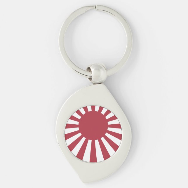 Porte-clés Drapeau du soleil levant impérial du Japon, Edo à  (Devant)