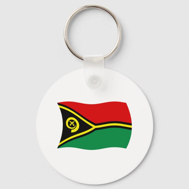 Porte-clés Drapeau du Vanuatu (Recto)