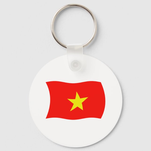Porte-clés Drapeau du Viêt Nam (Recto)