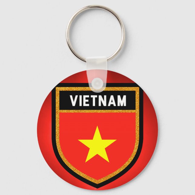 Porte-clés Drapeau du Vietnam (Recto)