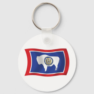Porte-clés Drapeau du Wyoming