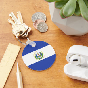 Porte-clés Drapeau El Salvador