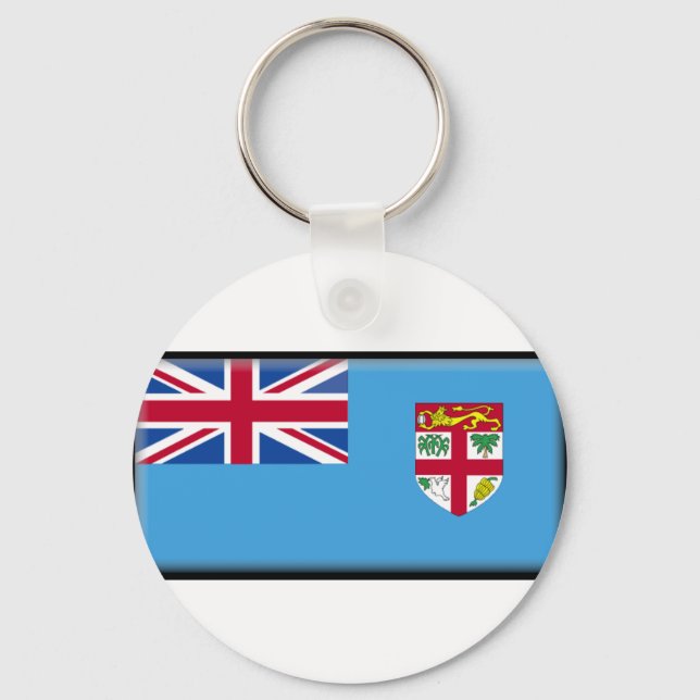 Porte-clés Drapeau Fidji (Recto)