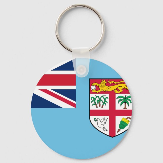 Porte-clés Drapeau Fidji (Recto)