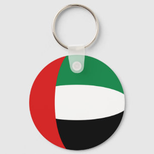 Porte-clés Drapeau Fisheye des Émirats arabes unis