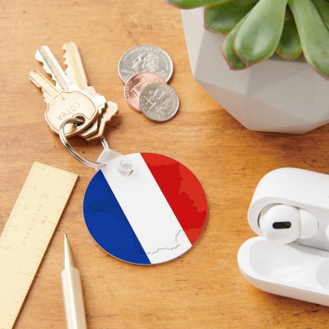Porte-clés drapeau français (Bureau)