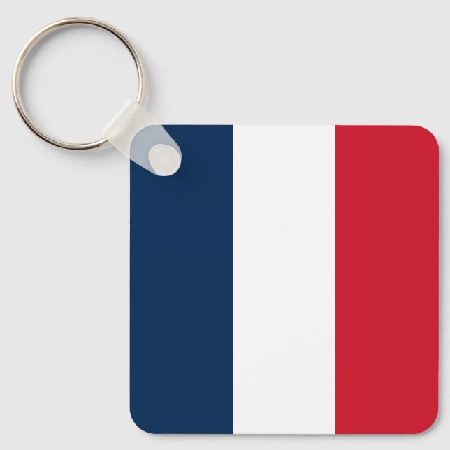Porte-clés Drapeau français (Recto)