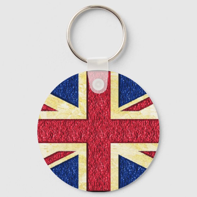 Porte-clés Drapeau Gold uk - Porte - clé (Recto)