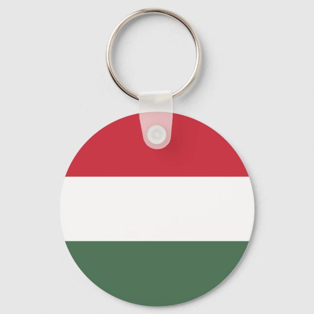 Porte-clés Drapeau Hongrie (Recto)