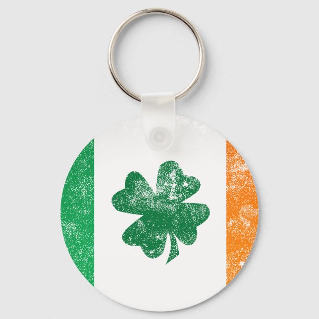 Porte-clés Drapeau irlandais (Recto)