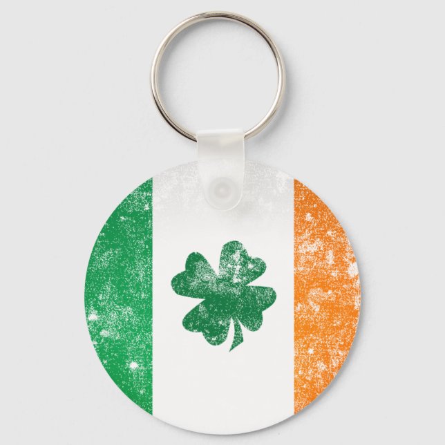 Porte-clés Drapeau irlandais (Recto)