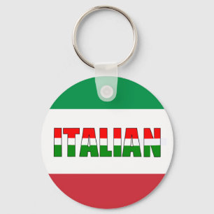 Porte-clés Drapeau italien d'Italie
