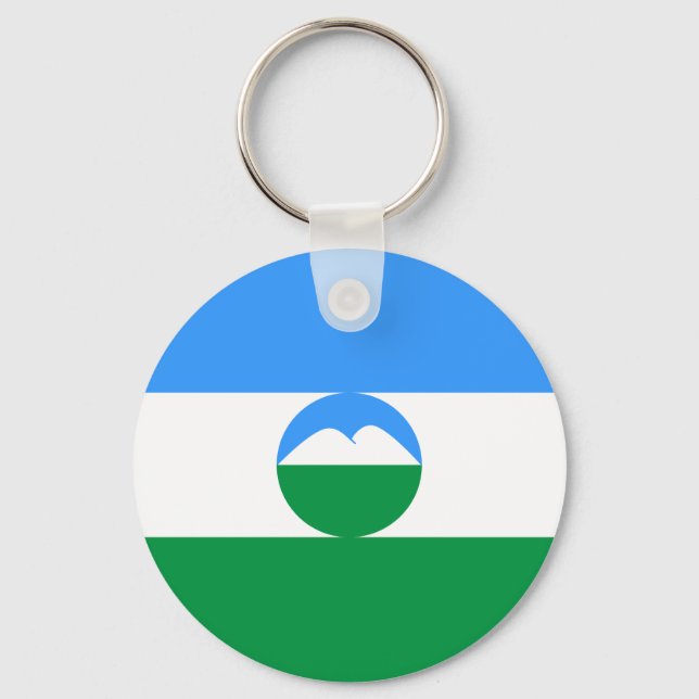 Porte-clés Drapeau Kabardino Balkaria (Recto)