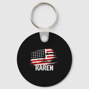 Porte-clés Drapeau Karen Usa pour femmes Akokay Personnalisé