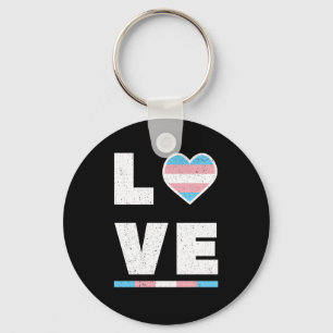 Porte-clés Drapeau LGBT Transgenre Fide Drapeau Distressed Gr