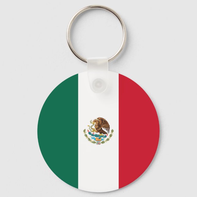 Porte-clés Drapeau mexicain (Recto)