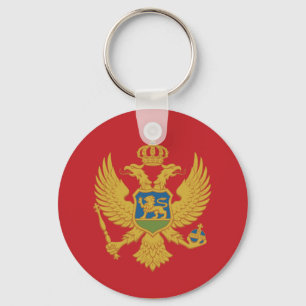 Porte-clés Drapeau monténégrin